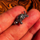 Turtle Silver Pendant Sterling Silver Tortoise Pendant Excellent Details hallmarked 925 - BikeRing4u