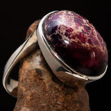 Pietersite Ring, Sterling Silver Ring, purple Pietersite, gemstone silver ring, unique design, handmade gemstone ring gift for her - Size 10