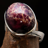 Pietersite Ring, Sterling Silver Ring, purple Pietersite, gemstone silver ring, unique design, handmade gemstone ring gift for her - Size 10
