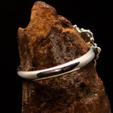 Opal Ring, Sterling Silver Ring, Solitaire Ring, oval shaped Opal, unique design, 925 Ring, handmade gemstone ring, gift for her - Size 10