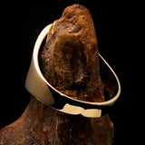 Excellent crafted Men's blue Spades Yin Yang Poker Ring - solid Brass - BikeRing4u