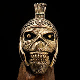 Perfectly crafted Men's Costume Ring Roman Zombie Warrior - solid Brass - BikeRing4u