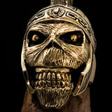 Perfectly crafted Men's Costume Ring Roman Zombie Warrior - solid Brass - BikeRing4u