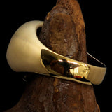 Excellent crafted ancient Men's red Tree of Life Ring - Solid Brass - BikeRing4u