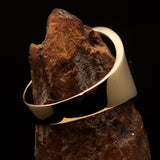 Perfectly crafted Men's green Muhammad Muslim Pinky Ring - solid Brass - BikeRing4u