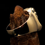 Excellent crafted Men's Egyptian Pharaoh Sphinx Mummy Ring - solid Brass - BikeRing4u