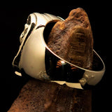 Excellent crafted Men's Egyptian Pharaoh Sphinx Mummy Ring - solid Brass - BikeRing4u