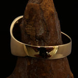 Excellent crafted Men's black Greek Letter PI Pinky Ring - Solid Brass - BikeRing4u