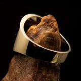 Perfectly crafted Men's red Muhammad Muslim Pinky Ring - solid Brass - BikeRing4u