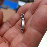 Revolver Silver Pendant, Sterling Silver Western Gun Pendant, Excellent Details hallmarked 925