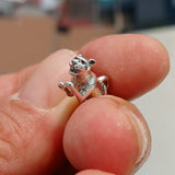 Tiger Silver Pendant, Sterling Silver Tiger Pendant, Excellent Details - hallmarked 925