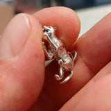 Tiger Silver Pendant, Sterling Silver Tiger Pendant, Excellent Details - hallmarked 925