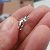 Unicorn Silver Pendant, Sterling Silver Unicorn Pendant, Excellent Details - hallmarked 925