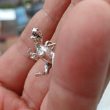 T-Rex Silver Pendant, Sterling Silver T-Rex Pendant, T-Rex Charm, Excellent Details - hallmarked 925