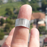 Minimalist Silver Ring, Sterling Silver Ring, handmade silver ring, Band Design, Band Ring, Unisex Design - Size 6.5