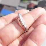 Minimalist Silver Ring, Sterling Silver Ring, handmade silver ring, Tribal Design, Band Ring, Unisex Design - Size 10