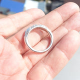 Minimalist Silver Ring, Sterling Silver Ring, handmade silver ring, Tribal Design, Band Ring, Unisex Design - Size 10