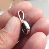 Black Star Diopside Pendant, Black Star Pendant, Art Pendant, Sterling Silver Pendant, 4 Rays Black Star Diopside Charm,