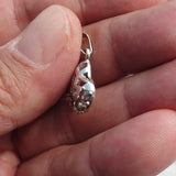 Natural Moonstone Pendant, Sterling Silver Pendant, Heart pendant, 4 Moonstone Pendant, round Moonstones, moonstone necklace