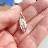 Natural Moonstone Pendant, Sterling Silver Pendant, Marquise pendant, 6 Moonstone Pendant, round Moonstones, moonstone necklace