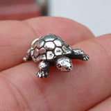 Turtle Silver Pendant Sterling Silver Tortoise Pendant Excellent Details hallmarked 925 - BikeRing4u