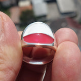 Polish Flag Ring, Sterling Silver Ring, Pinky Ring, Flag of Poland, Sport Event Outfit, Fan Apparel, Mens Silver Ring, Gift for Fans, Poland Flag