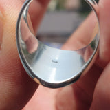 Polish Flag Ring, Sterling Silver Ring, Pinky Ring, Flag of Poland, Sport Event Outfit, Fan Apparel, Mens Silver Ring, Gift for Fans, Poland Flag