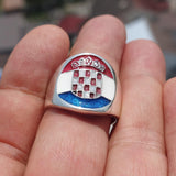 Croatian Flag Ring, Sterling Silver Ring, Pinky Ring, Flag of Croatia, Sport Event Outfit, Fan Apparel, Mens Silver Ring, Gift for Fans, Croatia Flag