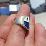 Panama Flag Ring, Men's Ring, Pinky Ring, Costume Flag Ring, Flag of Panama, Sport Event Outfit, Panama fan Apparel