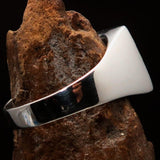 Spanish Flag Ring, Men's Ring, Sterling Silver Ring, Pinky Ring, Flag of Spain Ring, Sport Event Outfit, Fan accessories, Square shaped Ring