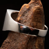 Soviet Union Ring, Men's Ring, Pinky Ring, Square shaped Ring, Mirror polished Sterling Silver, Men's Pinky Ring, Flag of Soviet Union, Gift