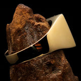 Austrian Flag Ring, Square shaped Ring, Mirror polished Brass ring, Costume Ring, Flag of Austria, Sport Event Outfit, Pinky Ring, Fan Ring