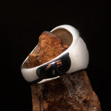 Communist Crest Ring, Sterling Silver Ring, Pinky Ring, Red Star Ring, Hammer and Sickle Crest Ring, USSR Ring, CCCP Ring, Gift for Him