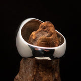 Communist Crest Ring, Sterling Silver Ring, Pinky Ring, Red Star Ring, Hammer and Sickle Crest Ring, USSR Ring, CCCP Ring, Gift for Him