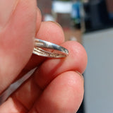 Moonstone Ring, Moonstone Silver Ring, Gemstone Sterling Silver ring, Solitaire Ring, oval Ceylon Moonstone and 10 CZ handmade ring Size 7.5