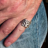 Excellent Crafted Sterling Silver Party Chick Ring - BikeRing4u