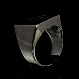 Perfectly crafted Men's Devil Ring Black - Sterling Silver - BikeRing4u