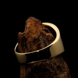 Perfectly crafted Men's National Flag Ring Slovenia - solid Brass - BikeRing4u