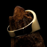 Perfectly crafted Men's National Flag Ring Germany - solid Brass - BikeRing4u