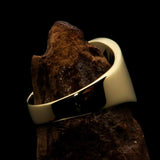 Perfectly crafted Men's National Flag Ring Austria - solid Brass - BikeRing4u