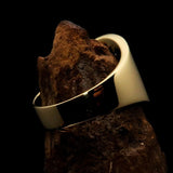 Perfectly crafted Men's National Flag Ring Cuba - solid Brass - BikeRing4u