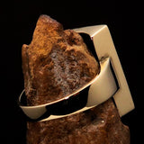 Excellent crafted Men's Ring Black Phoenix - Solid Brass - BikeRing4u