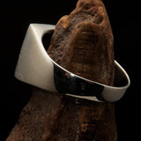 Excellent crafted Men's Chinese Flag Ring China - Sterling Silver - BikeRing4u