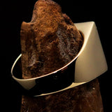 Nicely crafted Men's Knight Ring black Maltese Cross - Solid Brass - BikeRing4u