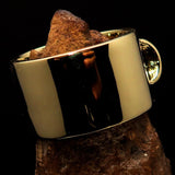 Excellent crafted Yankee Cavalry Horn Ring - Solid Brass - BikeRing4u