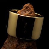 Excellent crafted Yankee Cavalry Horn Ring - Solid Brass - BikeRing4u