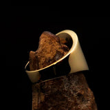 Perfectly crafted Men's National Flag Ring South Africa - solid Brass - BikeRing4u