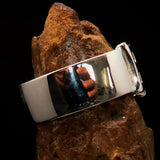 Excellent crafted One Word Bitch Ring - Sterling Silver - BikeRing4u