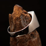 Excellent crafted Men's Russian Flag Ring Russia - Sterling Silver - BikeRing4u