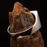 Excellent crafted Men's National Flag Ring Israel - Sterling Silver - BikeRing4u